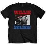 Willie Nelson: Unisex T-Shirt/Stare (Medium)