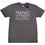 Manic Street Preachers: Unisex T-Shirt/Reversed Logo (Small)