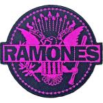 Ramones: Standard Woven Patch/Pink Seal