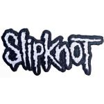 Slipknot: Standard Woven Patch/Cut-Out Logo Black Border