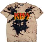 KISS: Unisex T-Shirt/Classic Logo (Wash Collection) (Large)