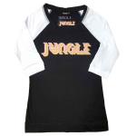 Jungle: Ladies Raglan T-Shirt/Colour Logo (X-Small)