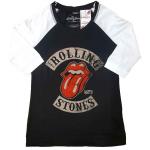 The Rolling Stones: Ladies Raglan T-Shirt/Tour 78 (X-Large)