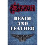 Saxon: Textile Poster/Denim & Leather