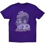 Thin Lizzy: Unisex T-Shirt/Vagabonds of the Western World Mono Distressed  (Large)