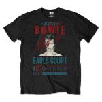 David Bowie: Unisex T-Shirt/Earls Court `73 (Eco-Friendly) (Large)