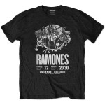 Ramones: Unisex T-Shirt/Belgique Eco (Black) (X-Large)