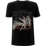 Led Zeppelin: Unisex T-Shirt/US 1975 Tour Flag (Small)