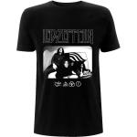 Led Zeppelin: Unisex T-Shirt/Icon Logo Photo (Small)