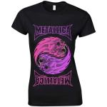 Metallica: Ladies T-Shirt/Yin Yang Purple (Large)