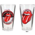 The Rolling Stones: Drinking Glass/Est. 1962 (Clear)