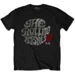 The Rolling Stones: Unisex T-Shirt/Swirl Logo `82 (Eco-Friendly) (Large)