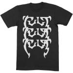 The Cult: Unisex T-Shirt/Repeating Logo (Small)