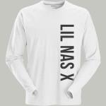 Lil Nas X: Unisex Long Sleeve T-Shirt/Vertical Text (Medium)