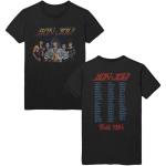 Bon Jovi: Unisex T-Shirt/Tour `84 (Back Print) (X-Large)