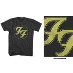 Foo Fighters: Unisex T-Shirt/Distressed FF Logo (Medium)