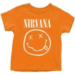 Nirvana: Kids Toddler T-Shirt/White Happy Face (12 Months)