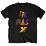 Lil Nas X: Unisex T-Shirt/Scrap Letters (Small)