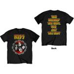 KISS: Unisex T-Shirt/You Wanted The Best (Back Print) (Large)