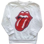 The Rolling Stones: Kids Sweatshirt/Classic Tongue (White) (7-8 Years)