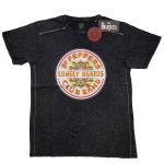 The Beatles: Unisex T-Shirt/Sgt Pepper Drum (Wash Collection) (XX-Large)