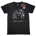 John Lennon: Unisex T-Shirt/Self Portrait (Wash Collection) (Large)