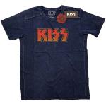 KISS: Unisex T-Shirt/Classic Logo (Wash Collection) (XX-Large)