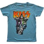 KISS: Unisex T-Shirt/Neon Band (Large)
