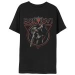 Bon Jovi: Unisex T-Shirt/Triangle Overlap (Large)