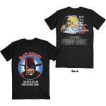 Iron Maiden: Unisex T-Shirt/Not An English Rock Band (Back Print) (Small)