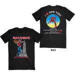 Iron Maiden: Unisex T-Shirt/The Beast In New York (Back Print) (Small)