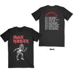 Iron Maiden: Unisex T-Shirt/Autumn Tour 1980 (Back Print) (XX-Large)