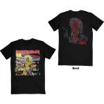 Iron Maiden: Unisex T-Shirt/Killers V.2. Album Track list (Back Print) (XX-Large)