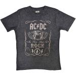 AC/DC: Unisex T-Shirt/Cannon Swig (Wash Collection) (Medium)