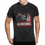Run DMC: Unisex T-Shirt/Gradient Bars (Wash Collection) (Large)