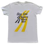 Bon Jovi: Unisex T-Shirt/Slippery When Wet (Large)