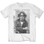 John Lennon: Unisex T-Shirt/Windswept (X-Large)