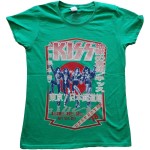 KISS: Ladies T-Shirt/Destroyer Tour `78 (Green) (Small)