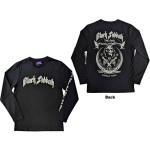 Black Sabbath: Unisex Long Sleeve T-Shirt/The End Mushroom Cloud (Black) (Back & Sleeve Print) (Small)
