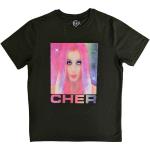 Cher: Unisex T-Shirt/Pink Hair (Large)