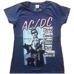 AC/DC: Ladies T-Shirt/Vintage DDDDC (XX-Large)