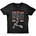 Bob Dylan: Unisex T-Shirt/Carnegie Hall `63 (Large)