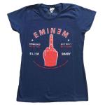 Eminem: Ladies T-Shirt/Detroit Finger (Small)
