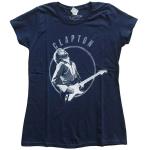 Eric Clapton: Ladies T-Shirt/Vintage Photo (Medium)