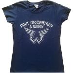 Paul McCartney: Ladies T-Shirt/Wings Logo (X-Small)