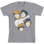 The Monkees: Unisex T-Shirt/Vinyl Heads (Small)