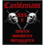 Candlemass: Standard Woven Patch/Epicus 35th Anniversary