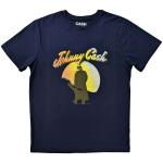 Johnny Cash: Unisex T-Shirt/Walking Guitar (Medium)