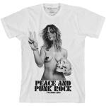 The Flaming Lips: Unisex T-Shirt/Peace & Punk Rock Girl (Medium)
