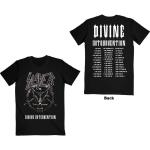 Slayer: Unisex T-Shirt/Divine Intervention 2014 Dates (Back Print) (Ex-Tour) (Large)